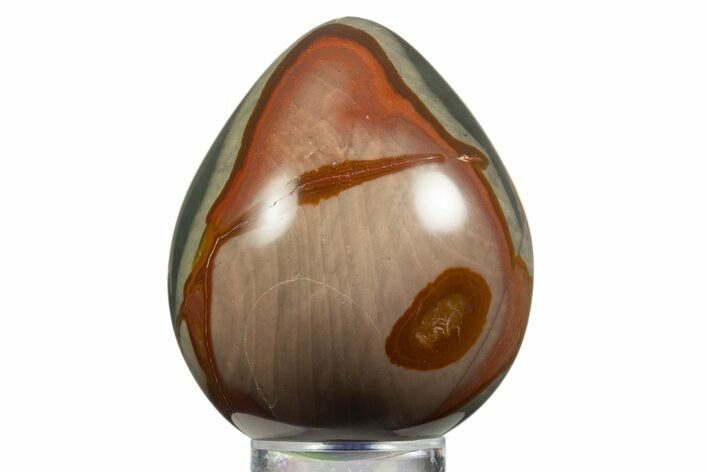 Polished Polychrome Jasper Egg - Madagascar #331727